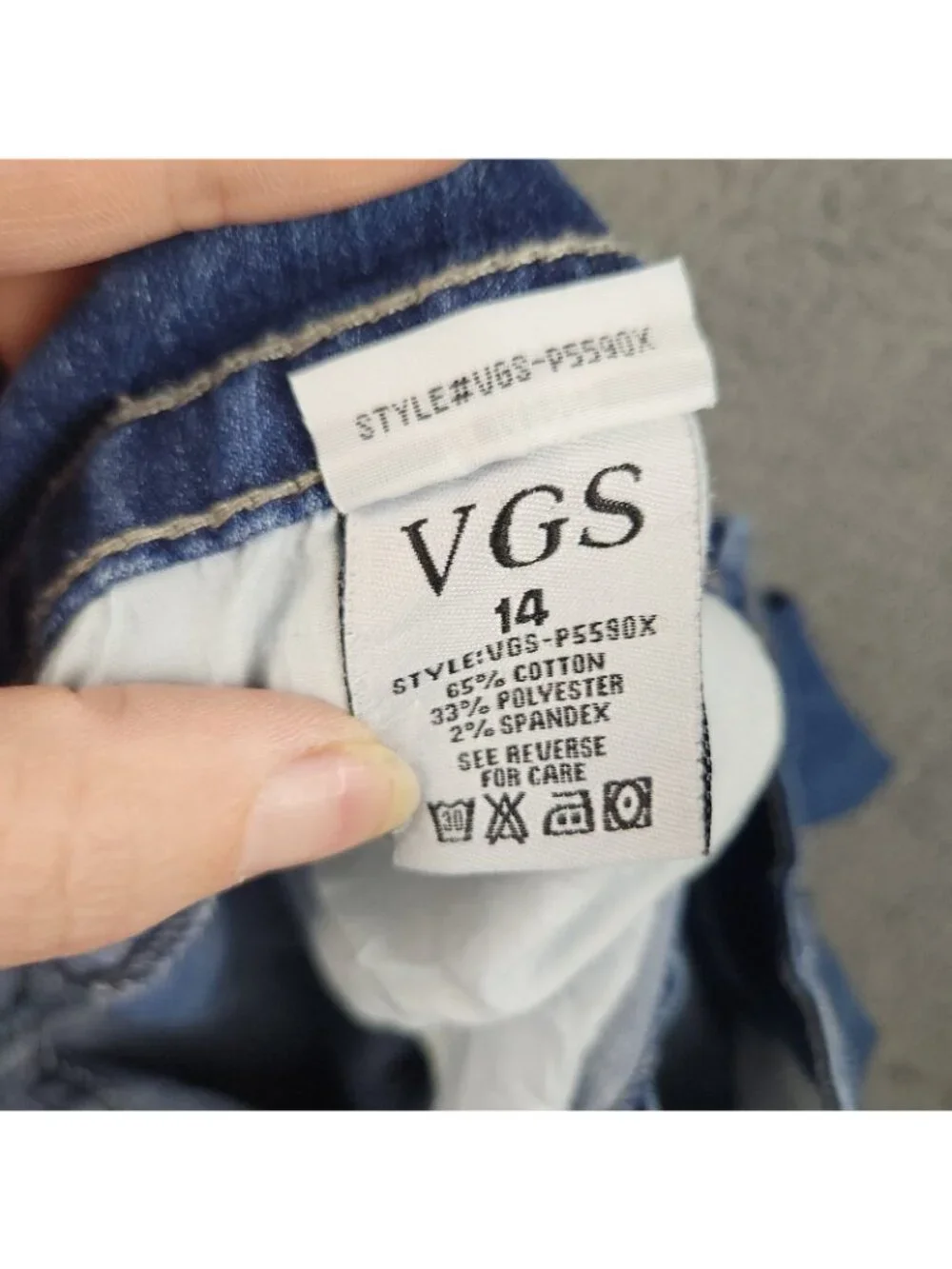 Vigoss VGS Jeans Women's 14 Skinny Ankle Jeans Embroidered Embellished Stretch - Picture 3 of 12